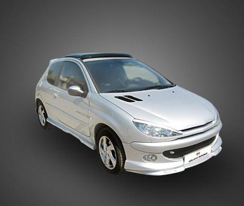 Peugeot 206 Ön Tampon Altı (3 ve 5 Kapı Md) Fiber 1998-2012