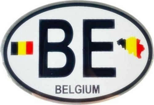 Arma BE Belgıum oval 125x85 mm armalı / YACIY173