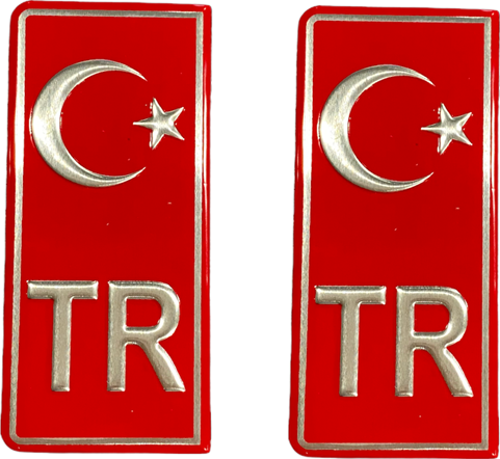 Tr plaka sticker / YACIY01