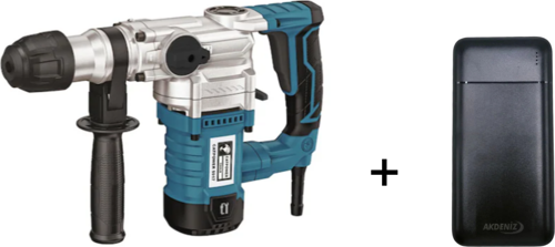 5917 Sds Plus 5 KG 1050 W Kırıcı Delici Matkap + Akdeniz Taşınabilir Şarj Cihazı (Model: S125Q)