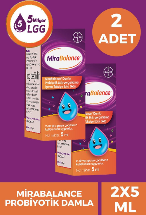 Mirabalance Probiyotik Damla 5 ml 2 Adet