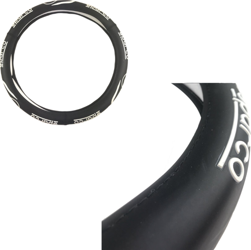 Space Direksiyon Kılıfı 38 cm Sparco Dizayn Siyah/Beyaz / DIKI364-SB