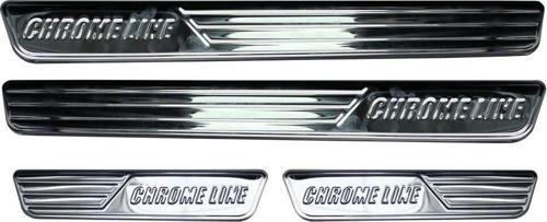 Dacia Duster Chrome Line Kapı Eşiği 4 Krom 2010 -2017