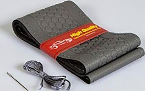 Space Sarmal Direksiyon Kılıfı Kutulu 38 cm Gri / DIKI216-G