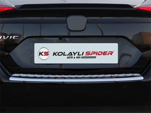 Honda Civic 10 Arka Tampon Eşiği Krom 2016 ve Sonrası