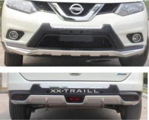 Nissan X-Trail  2014 2017 Uyumlu Ön Arka Tampon Koruyucu Difüzör