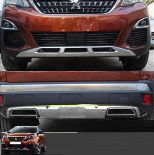 Peugeot 3008 2016-2019 Uyumlu Ön Arka Tampon Koruyucu Difüzör 