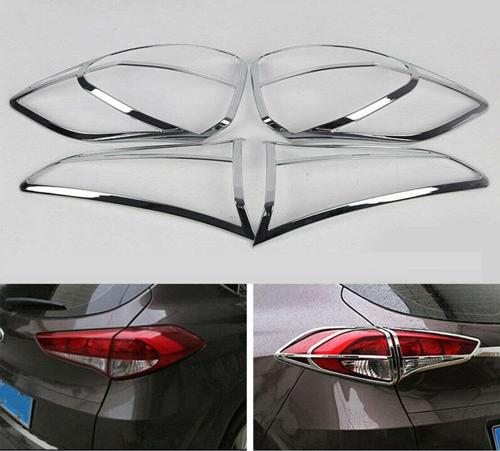 Hyundai Ix35 Uyumlu 2010 Sonrası Arka Stop Kaplama ABS(Plastik) Krom