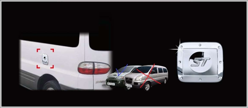 Hyundai Starex Uyumlu 1997 2007 Depo Kapağı Kaplama Krom