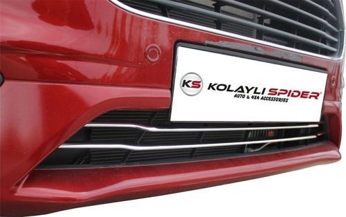 Ford Courier Ön Tampon Çıtası 2 Prç Krom 2017 ve Sonrası