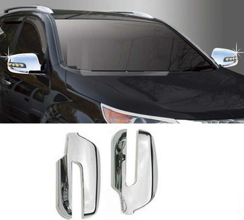 Kia Sorento Uyumlu 2010 2013 Ayna Kapağı ABS(Plastik) Krom