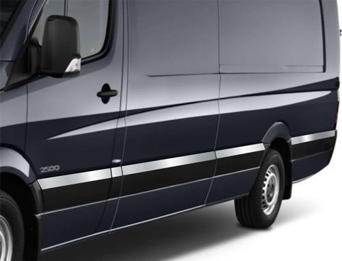 Sprinter W906 NCV3 Yan Kapı Çıtası 10 Prç Krom (Ext.U) 2006 ve Sonrası