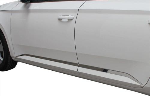 Skoda Super B8 Yan Kapı Çıtası 4 Prç. Krom 2015 ve Sonrası