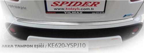 Nissan Qashqai J10 Arka Tampon Eşiği Krom 2007-2013