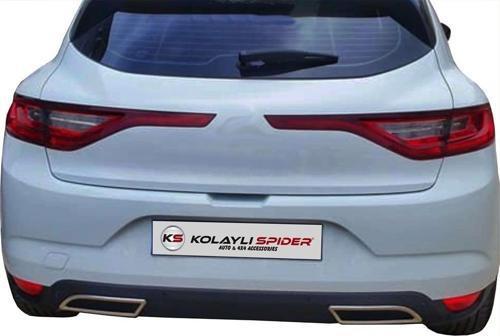 Renault Megane 4 Egzoz Çıkışı 2 Prç Krom 2017 ve Sonrası