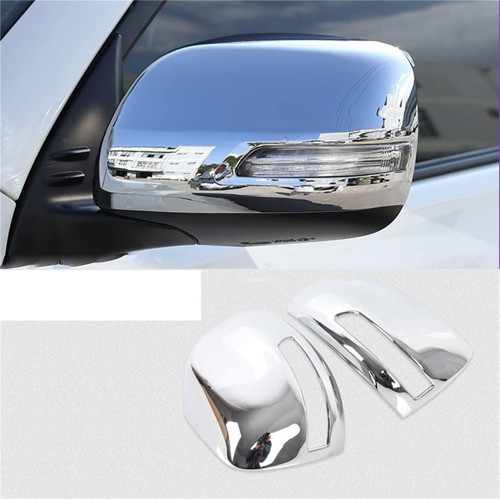 Toyota Prado Uyumlu 150 2010-2017 Arası Uyumlu Ayna Kapağı Abs (Plastik) Krom