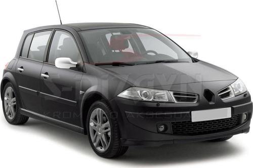 S-Dizayn Renault Megane 2 Abs Krom Ayna Kapağı 2 Prç 2004-2010