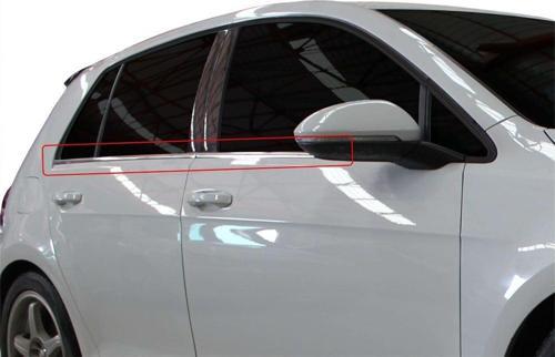 VW Golf 7 Cam Çıtası 4 Prç  Krom 2013 ve Sonrası