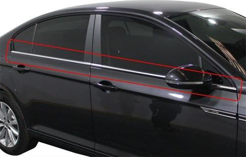VW Passat B8.5 Cam Çıtası 4 Prç Krom 2019 ve Sonrası