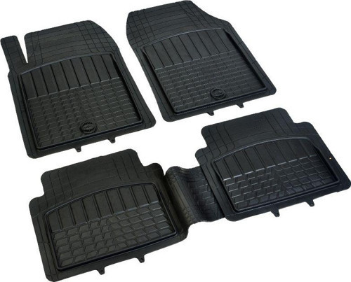 Pufi Kauçuk Paspas Universal Racing Havuzlu Siyah / TEPAY510-S