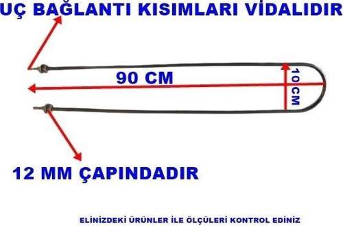 Benmari 90cm Rekorlu Düz Rezistans 2500W 220V 8,5? Cr-Ni