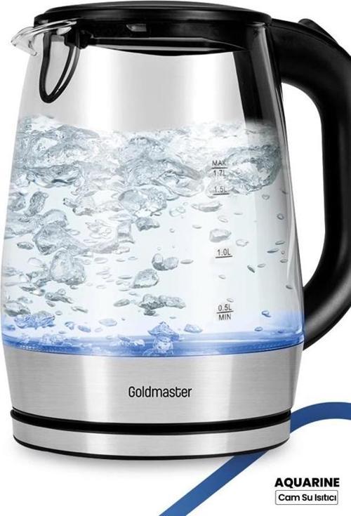 Aquarıne IN-6342 2200 W 1.7 lt Işıklı Cam Kettle