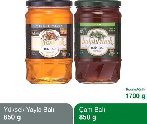 2li Fırsat Paketi (Çam Balı 850 g ve Yüksek Yayla Çiçek Balı 850 g)