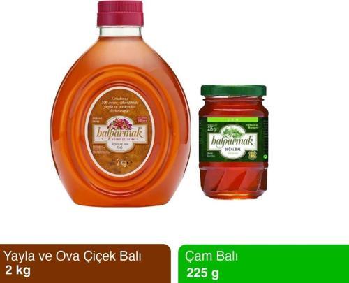 Yayla Ova Balı 2 kg ve Çam Balı 225 g