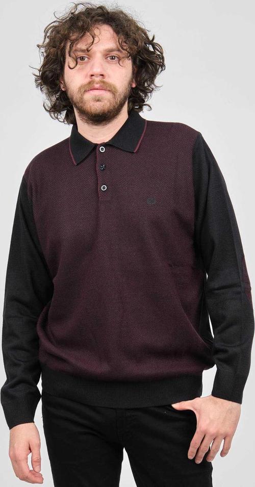 Erkek Polo Yaka Kazak 1578418 Bordo