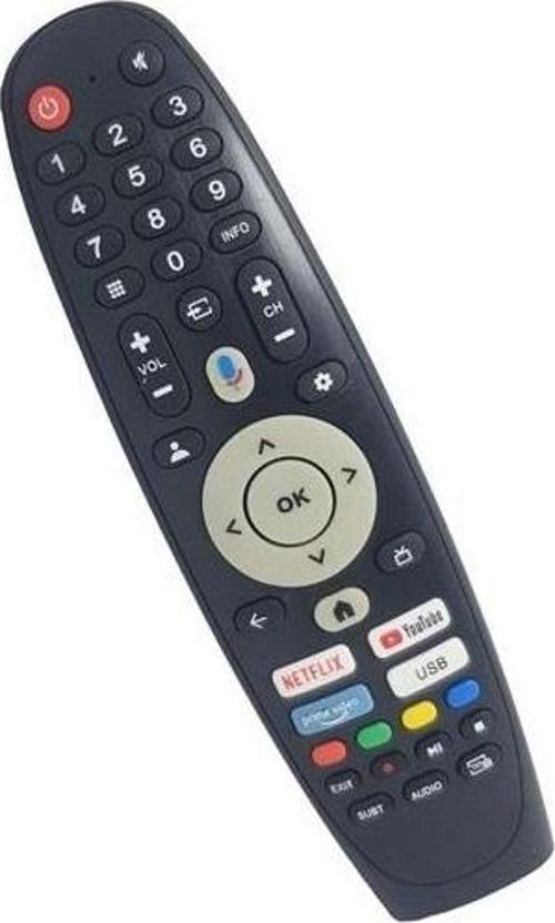 Hyundai 75HYN3305 İle Uyumlu Googlee Tv Kumandası-Mikrofonsuz