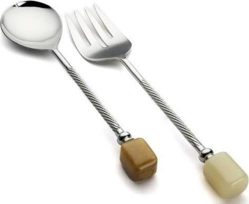 Rayn Gümüş 2li Salata Servis Seti P327.802037