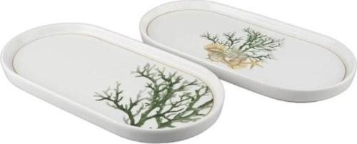 Marinet 2li Oval Servis Tabağı Seti 32x16cm P123.813088