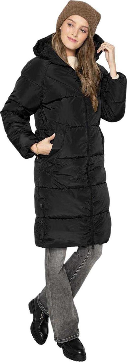Kadın Onlnewamanda Kapüşonlu Puffer Kaban 15304786 Siyah