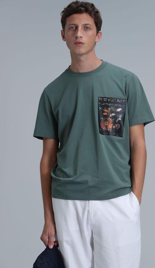 Erkek Exotıc Modern Grafik T-Shirt 111020202 Ö. Başı