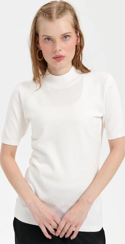 Kadın Yarım Balıkçı Bluz 02420345 Kemik