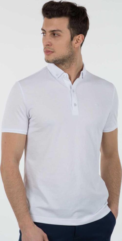 Erkek Slim Fit Pike T-Shirt 40812126 Beyaz