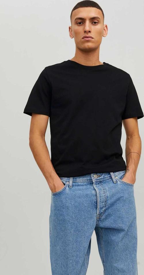 Erkek Jjeorganıc Bisiklet Yaka T-Shirt 12156101 Siyah
