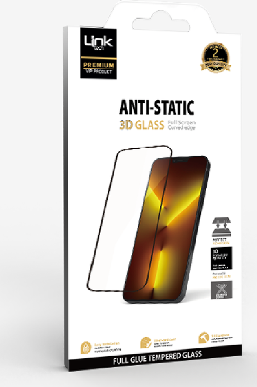 Tech iPhone 12 3D High Quality Kırılmaz Ekran Koruyucu Cam