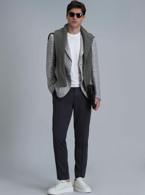 Erkek Simon Smart Chino Slim Fit Pantolon 111190324 Yeşil