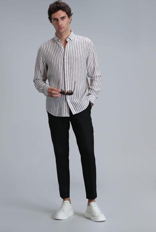 Erkek Karl Spor Chino Slim Fit Pantolon 111190328 Siyah