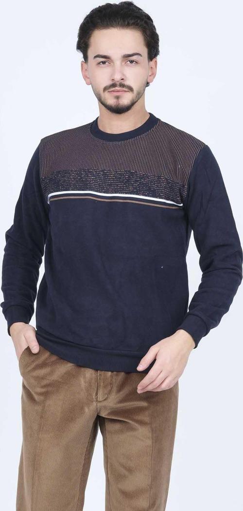 Erkek Bisiklet Yaka Triko Sweat 6743616 Lacivert