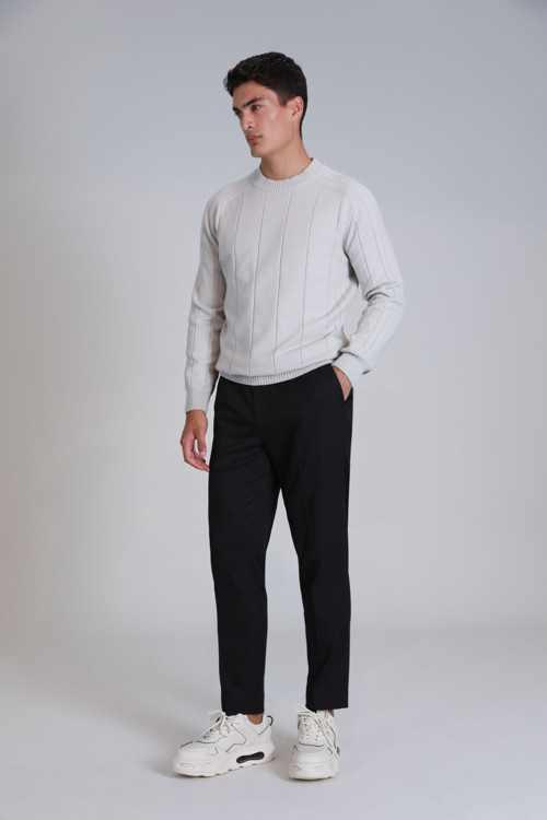 Glen Spor Erkek Chino Pantolon Slim Fit Siyah