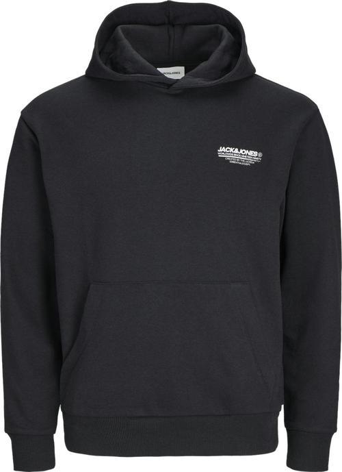 Erkek Jjolıve Kanguru Cepli Kapüşonlu Sweatshirt 12256833 Siyah