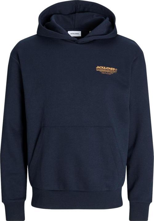 Erkek Jjolıve Kanguru Cepli Kapüşonlu Sweatshirt 12256833 Lacivert