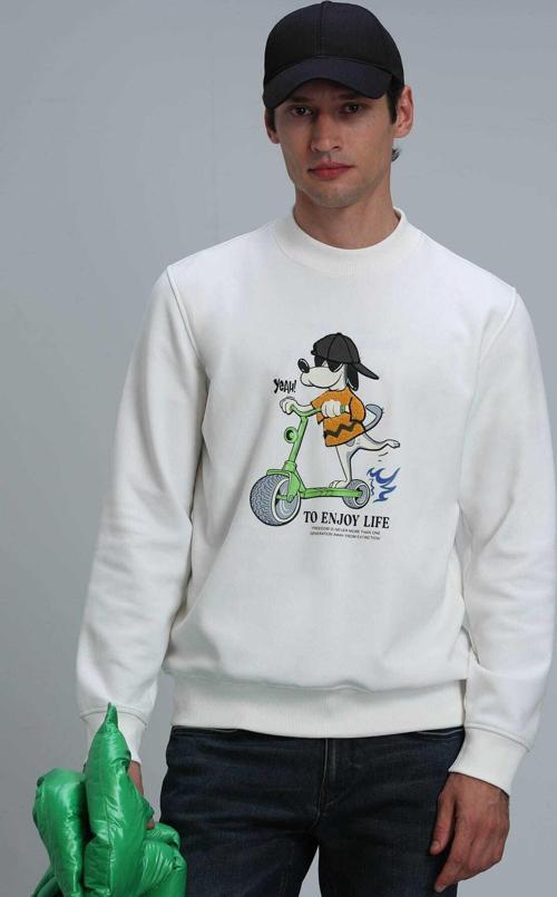 Erkek Igor Sweatshirt 112030128 Kırık Beyaz