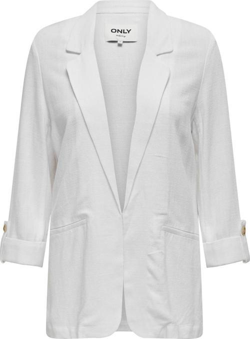 Kadın Onlsıesta Rahat Kalıp Keten Blazer Ceket 15322274 Kırık Beyaz