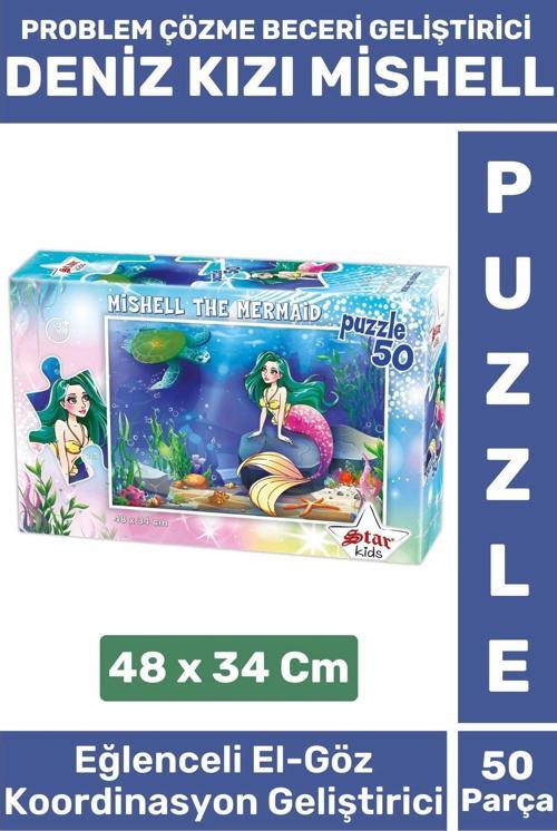 Özel Eğlenceli El Göz Koordinasyon Problem Çözme Beceri Geliştirici Çocuk PUZZLE DENİZ KIZI MİSHELL