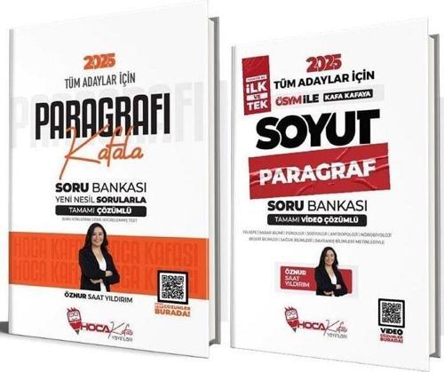 Hoca Kafası 2025 KPSS Paragraf Soru Bankası 2 li Set - Öznur Saat Yıldırım Hoca Kafası Yayınları