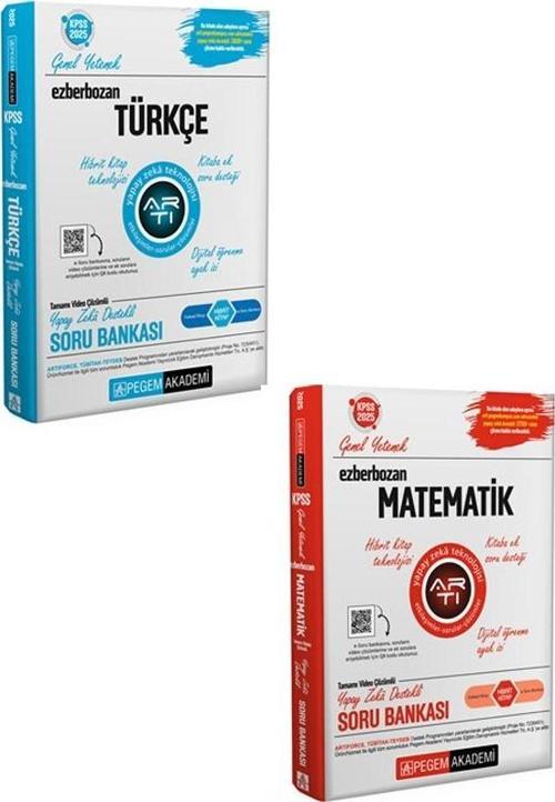 Pegem Akademi 2025 Ezberbozan Kpss Genel Yetenek Genel Kültür Türkçe+Matematik Soru Bankası Seti