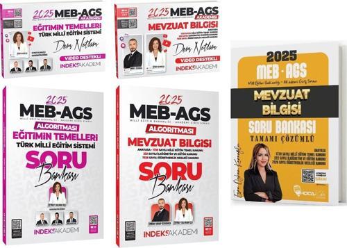 Hoca Kafası + İndeks 2025 MEB-AGS Eğitimin Temelleri + Mevzuat Bilgisi Ders Notları + Soru 5 li Set